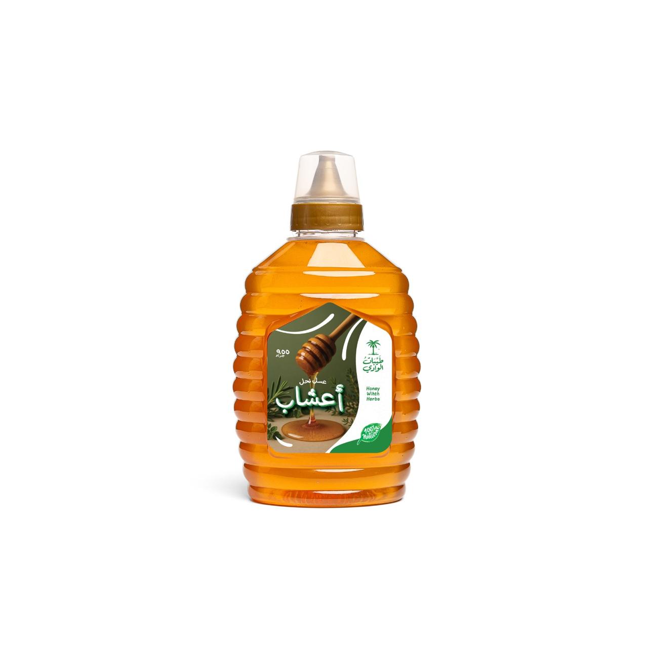 عسل نحل زهور الأعشاب