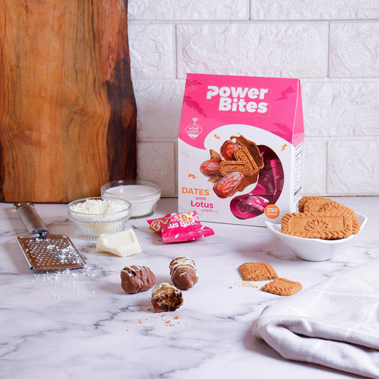 تمر شوكولاتة باللوتس