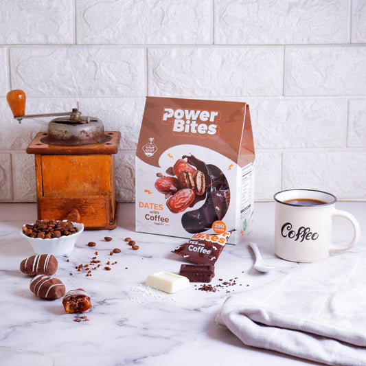 تمر شكولاتة بالقهوة